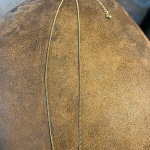 Elegant Gold Chain Necklace Necklace Navy Love 9 inch necklace N100